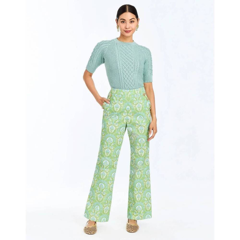 NEW MESTIZA NEW YORK enya short sleeve sweater in sea glass - Picture 3 of 3
